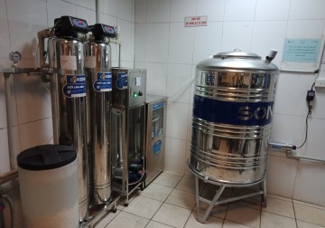 Lắp đặt hệ thống lọc nước RO 100 L/h tại Công Ty Bbraun 